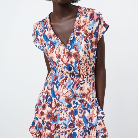 ZARA print dress (100% viscose) - coming soon - Picture 9 of 10